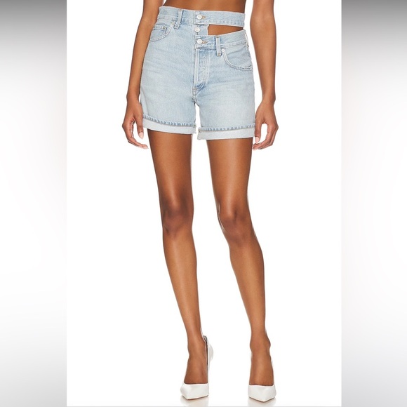 AGolde Broken Waistband Shorts Size 32 NWT - Picture 2 of 16